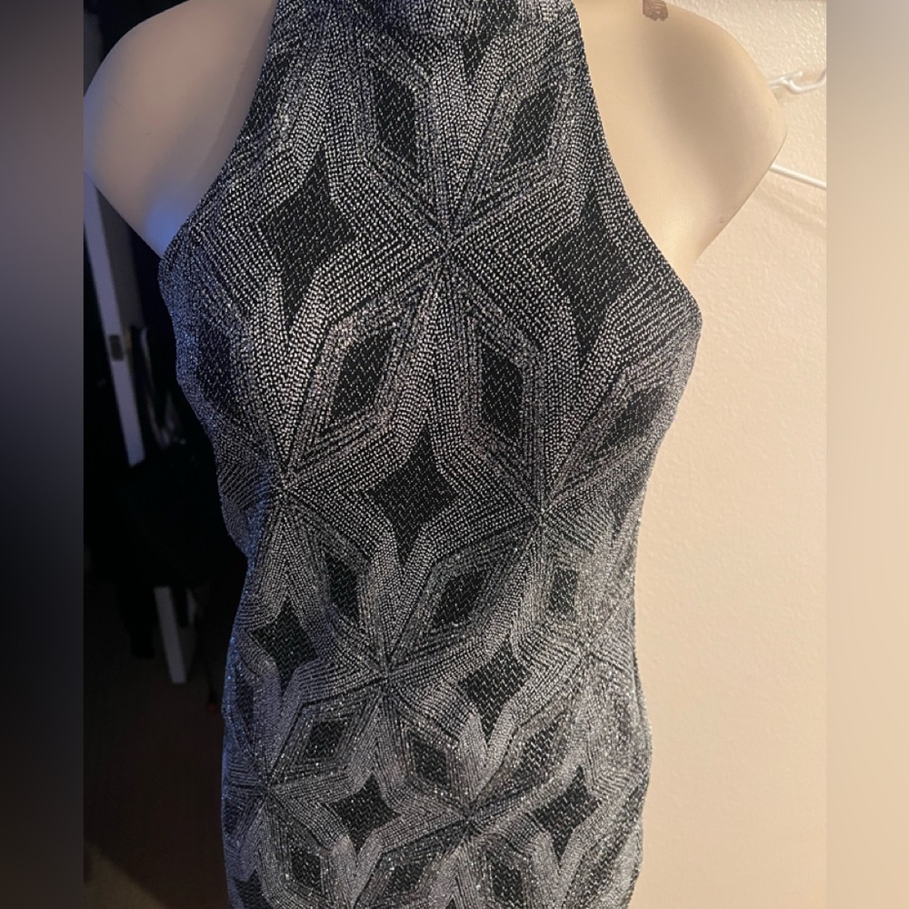 Geometric Patterned Halter Top dress